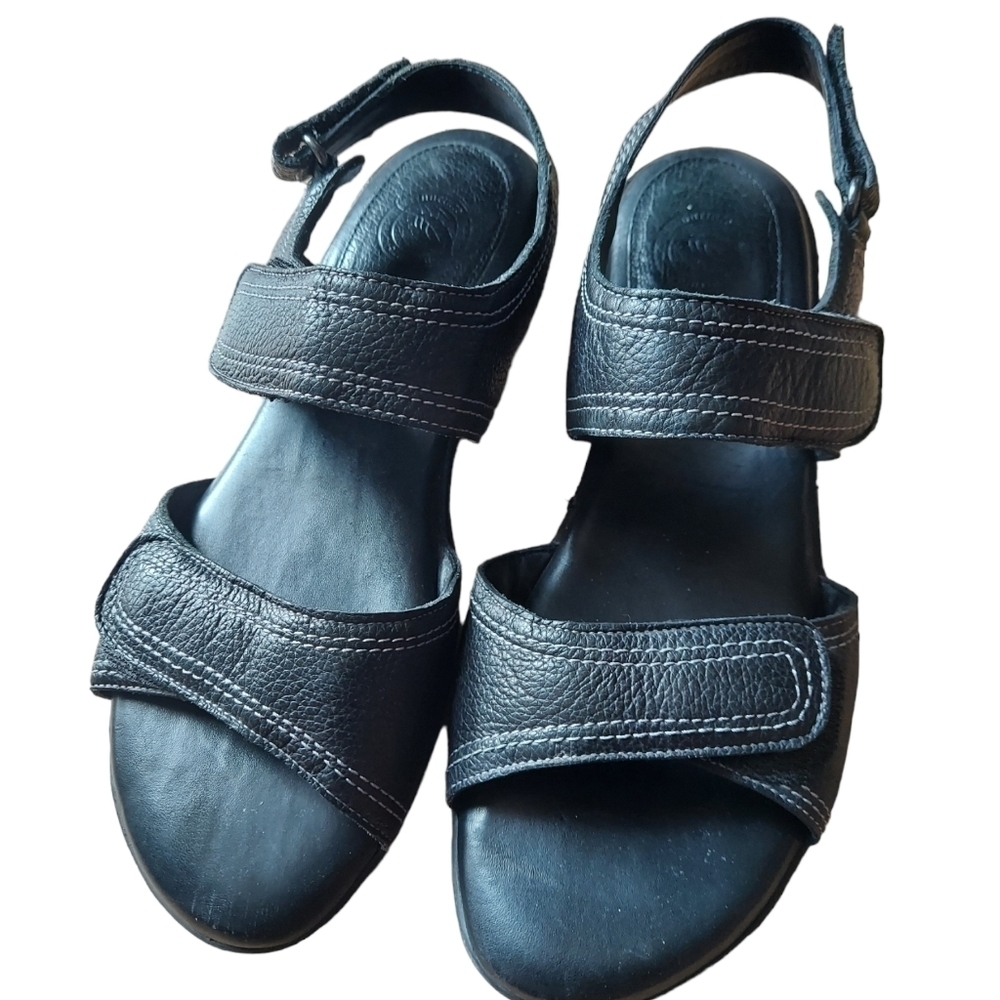 9 Nature black velcro‎ sandal